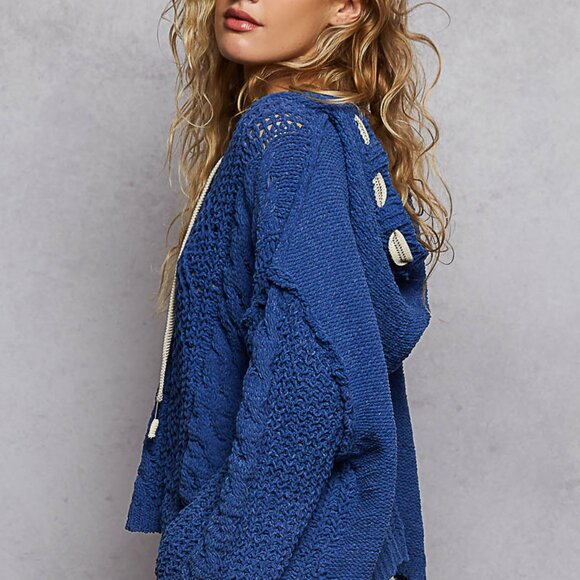 The Bertina Hoodie Chenille sweater by POL - Picture 2 of 4